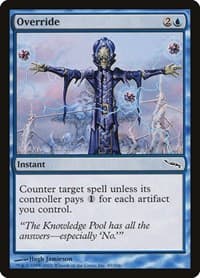 Override - Mirrodin - Magic: The Gathering card
