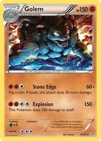 Golem - Generations - Pokemon card