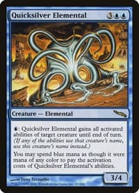 Quicksilver Elemental - Mirrodin - Magic: The Gathering card