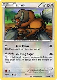 Tauros - Generations - Pokemon card