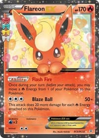 Flareon EX - Generations: Radiant Collection - Pokemon card