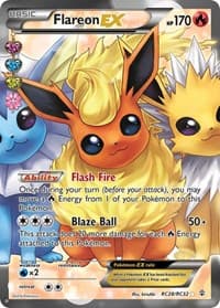 Flareon EX (Full Art) - Generations: Radiant Collection - Pokemon card