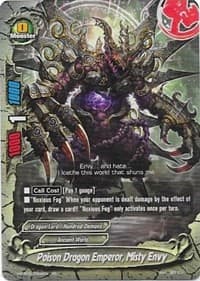 Poison Dragon Emperor, Misty Envy - Lord of Hundred Thunders - Future Card BuddyFight card