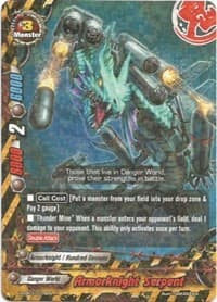 Armorknight Serpent - Lord of Hundred Thunders - Future Card BuddyFight card