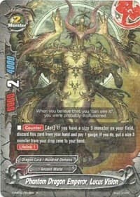 Phantom Dragon Emperor, Lucus Vision - Lord of Hundred Thunders - Future Card BuddyFight card