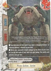 Proto Golem, Jariim - Lord of Hundred Thunders - Future Card BuddyFight card