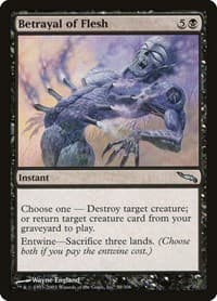 Betrayal of Flesh - Mirrodin - Magic: The Gathering card
