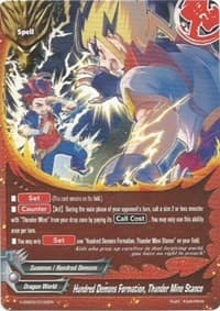 Hundred Demons Formation, Thunder Mine Stance - Lord of Hundred Thunders - Future Card BuddyFight card