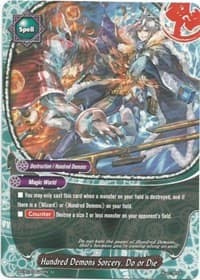 Hundred Demons Sorcery, Do or Die - Lord of Hundred Thunders - Future Card BuddyFight card