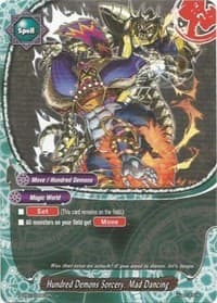 Hundred Demons Sorcery, Mad Dancing - Lord of Hundred Thunders - Future Card BuddyFight card