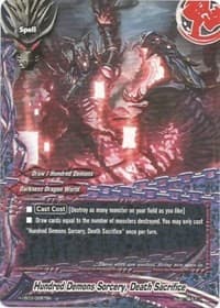 Hundred Demons Sorcery, Death Sacrifice - Lord of Hundred Thunders - Future Card BuddyFight card