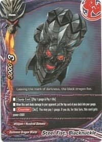 Steel Fist, Blacknuckle - Lord of Hundred Thunders - Future Card BuddyFight card