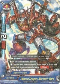Rescue Dragon, Northern Bard - Shadow VS Hero - Future Card BuddyFight card
