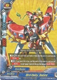 Bird Deity, Sabird - Shadow VS Hero - Future Card BuddyFight card