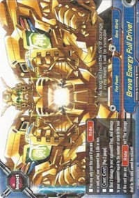 Brave Energy Full Drive! - Shadow VS Hero - Future Card BuddyFight card