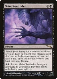 Grim Reminder - Mirrodin - Magic: The Gathering card