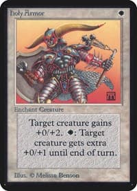 Holy Armor - Alpha Edition - Magic: The Gathering card