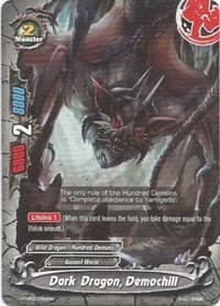 Dark Dragon, Demochill - Trial Deck: Malicious Demons - Future Card BuddyFight card