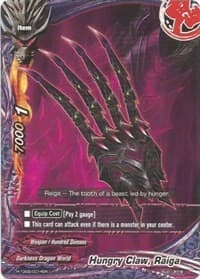 Hungry Claw, Raiga - Trial Deck: Malicious Demons - Future Card BuddyFight card