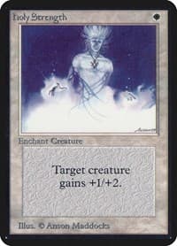 Holy Strength - Alpha Edition - Magic: The Gathering card