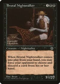 Brutal Nightstalker - Portal Second Age - Magic: The Gathering card