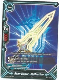 Star Saber, Reflection - Trial Deck: Dragonic Star - Future Card BuddyFight card