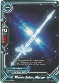 Photon Saber, Meteor - Trial Deck: Dragonic Star - Future Card BuddyFight card