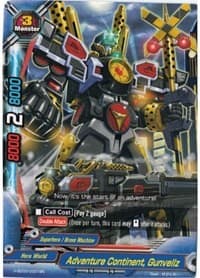 Adventure Continent, Gunvellz - Trial Deck: Radiant Force - Future Card BuddyFight card