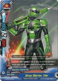 Stray Warrior, Vier - Trial Deck: Radiant Force - Future Card BuddyFight card