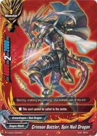Crimson Battler, Spin Nail Dragon - Trial Deck: Crimson Fist - Future Card BuddyFight card