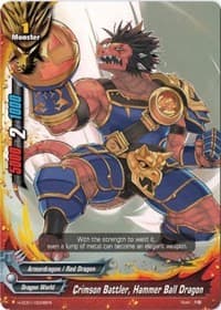Crimson Battler, Hammer Ball Dragon - Trial Deck: Crimson Fist - Future Card BuddyFight card