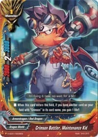 Crimson Battler, Maintenance Kid - Trial Deck: Crimson Fist - Future Card BuddyFight card