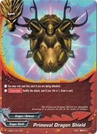 Primeval Dragon Shield - Trial Deck: Crimson Fist - Future Card BuddyFight card