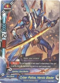 Cyber Police, Heroic Blader - Shadow VS Hero - Future Card BuddyFight card