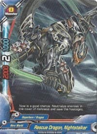 Rescue Dragon, Nightstalker - Shadow VS Hero - Future Card BuddyFight card