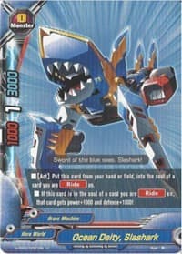 Ocean Deity, Slashark - Shadow VS Hero - Future Card BuddyFight card