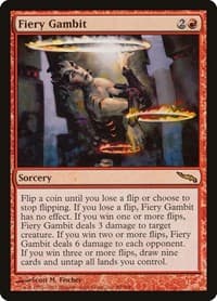 Fiery Gambit - Mirrodin - Magic: The Gathering card