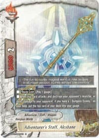 Adventurer's Staff, Alcsbane - Miracle Impack! - Future Card BuddyFight card