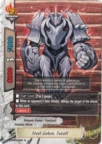Steel Golem, Futoff - Miracle Impack! - Future Card BuddyFight card
