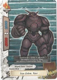 Iron Golem, Nasr - Miracle Impack! - Future Card BuddyFight card