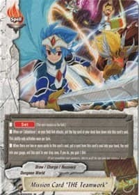 Mission Card "THE Teamwork" - Miracle Impack! - Future Card BuddyFight card