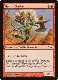 Goblin Striker - Mirrodin - Magic: The Gathering card