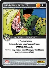 Android Headbutt - Panini: Perfection - Dragon Ball Z TCG card