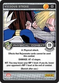 Vicious Strike - Panini: Perfection - Dragon Ball Z TCG card