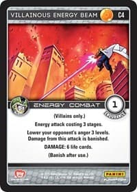 Villainous Energy Beam - Panini: Perfection - Dragon Ball Z TCG card