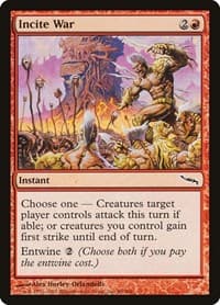 Incite War - Mirrodin - Magic: The Gathering card