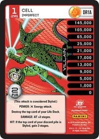 Cell - Imperfect (Alternate) - Panini: Perfection - Dragon Ball Z TCG card