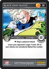 Black Easy Block - Panini: Perfection - Dragon Ball Z TCG card