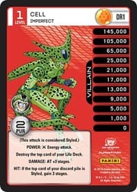 Cell - Imperfect - Panini: Perfection - Dragon Ball Z TCG card