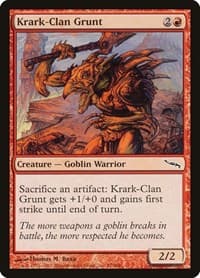 Krark-Clan Grunt - Mirrodin - Magic: The Gathering card